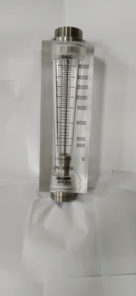 Acrylic Body Rota Meter in Flow Range of 0-35000 LPH for Water