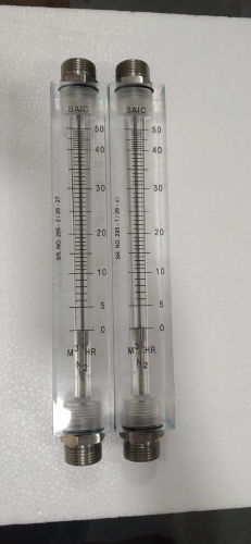 Acrylic Body Rota Meter For Nitrogen in Flow Range of 0-50 M3/Hr